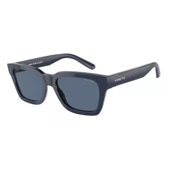ARNETTE unisex-aurinkolasit AN4334-122180 mattamusta kehys harmaat peilatut hopealinssit 53 mm