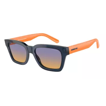 ARNETTE unisex-aurinkolasit AN4334-12422H mattamusta suorakaiteen muotoinen polarisoitu 53 mm