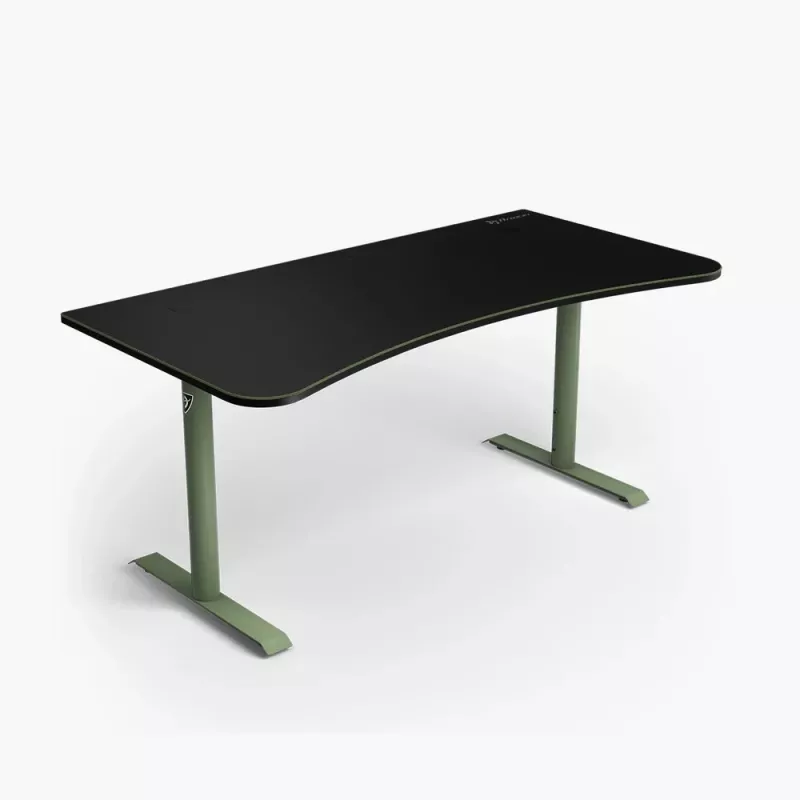 Arozzi Arena Large -pelipöytä – Forest Green (korkeussäädettävä, mikrokuituhiirimatto)