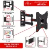 ART AR-60A Full Motion TV-seinäteline 19-42 tuuman LED/LCD-näytöille, 35 kg, musta