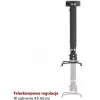 ART P-108 2-in-1 katto-/seinäprojektoriteline, universaali, 15 kg, hopea