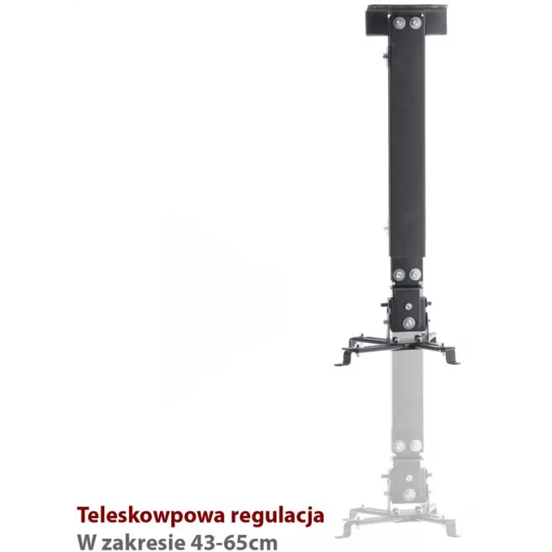 ART P-108 2-in-1 katto-/seinäprojektoriteline, universaali, 15 kg, hopea