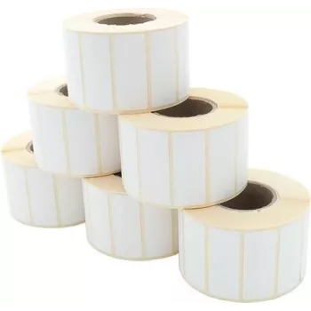 ARTDEV tarrarulla - suoralämpö 50 x 20mm D105mm ydin 40 1 500 tarraa/rulla