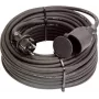 AS Schwabe 60382 jatkojohto 5m musta H05VV-F 3G1.5 Schuko 16A 3500W VDE
