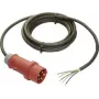 AS SCHWABE 70970 Schuko avoimeen päähän virtakaapeli H05VV-F 3G1.5 5m musta