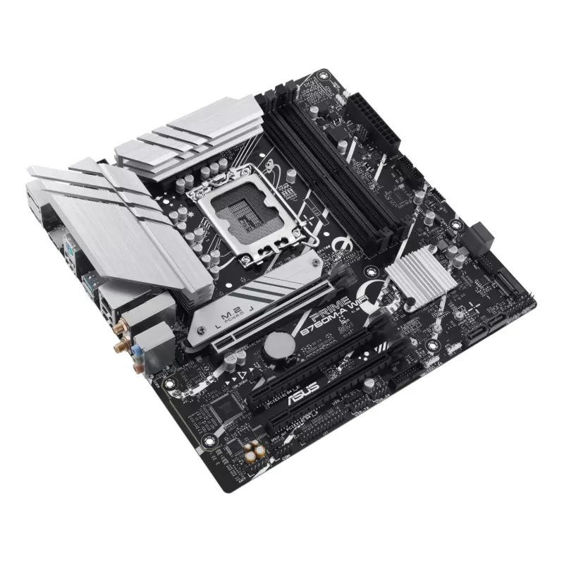 ASUS PRIME B760M-A WIFI LGA1700 emolevy ja Prime LC 240 ARGB neste-CPU-jäähdytin -paketti