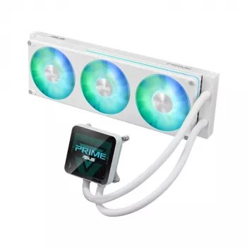 ASUS Prime LC II 360 ARGB LCD White Edition nestemäinen suorittimen jäähdytin, 360 mm
