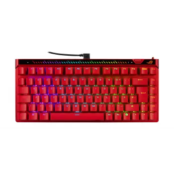 ASUS ROG Falchion Ace 75 HE Red pelinäppäimistö (DE Layout, ROG HFX V2 Optical Switches)