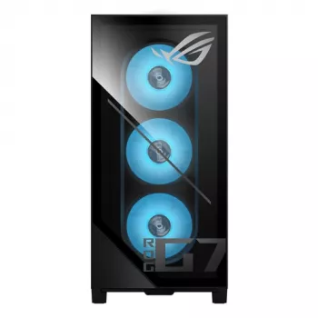 ASUS ROG G700 G700TF-7265KF577W -pelitorni-PC, Intel Core Ultra 7 265KF, 32GB DDR5, 1TB SSD, NVIDIA GeForce RTX 5080, Windows 11 Home, musta