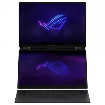 ASUS ROG Zephyrus Duo GX651AX-SR004W -pelikannettava, 16 tuuman 3K OLED kosketusnäyttö 120Hz, Intel Core Ultra 9 386H, 64GB LPDDR5x, 2TB SSD, GeForce RTX 5090 24GB, Windows 11 Home, saksalainen QWERTZ-näppäimistö