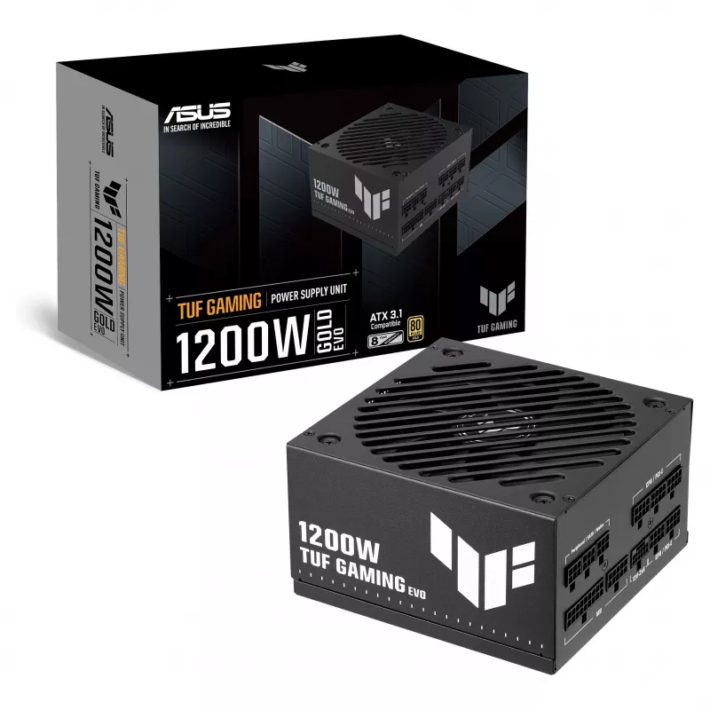 ASUS TUF Gaming 1200G EVO 1200W 80+ Gold täysin modulaarinen ATX-virtalähde