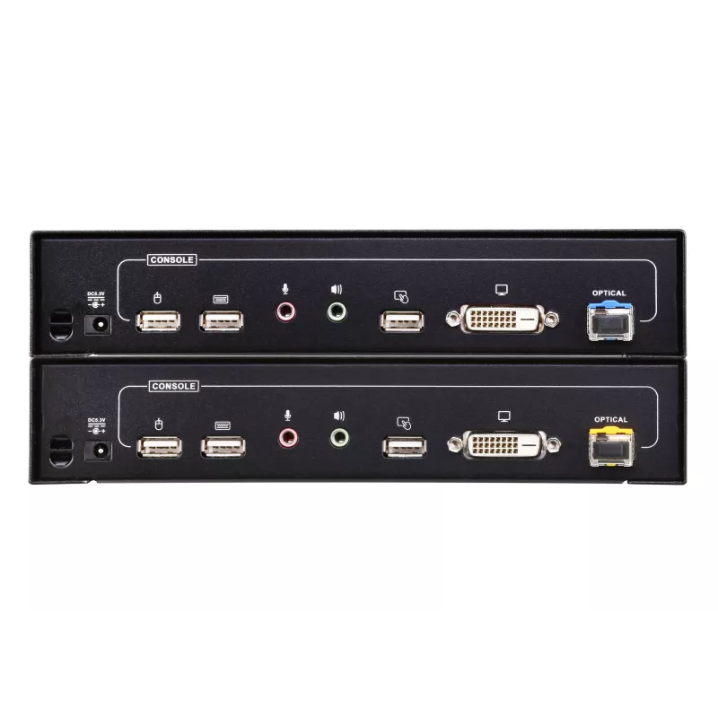 ATEN CE680 KVM audio USB serial -jatko kuitua pitkin, DVI Dual Link, 600 m, 1310/1550 nm
