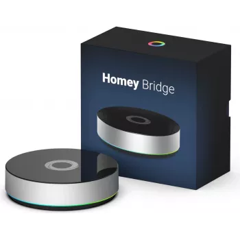 Athom Homey Bridge älykodin ohjain - Zigbee, Z-Wave, Bluetooth, Wi-Fi - musta/hopea