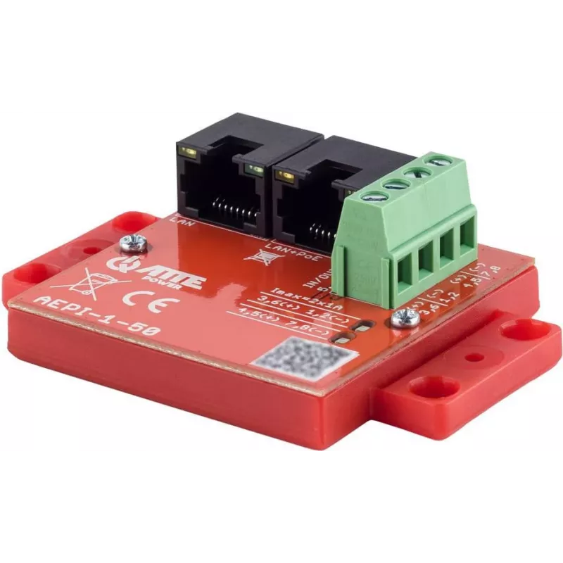 ATTE AEPI-1-50 passiivinen PoE-adapteri 1-kanava 10/100/1000 Mbps Gigabit Ethernet