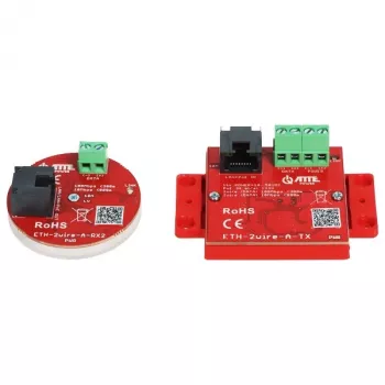ATTE sarja UTP/2-johdinmuuntimia LAN+PoE ETH-2WIRE