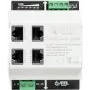 ATTE SWPS-4-11-DIN4 Industrial 4-porttinen PoE+-kytkin integroidulla virtalähteellä, DIN-kiskokiinnitys, 60W budjetti