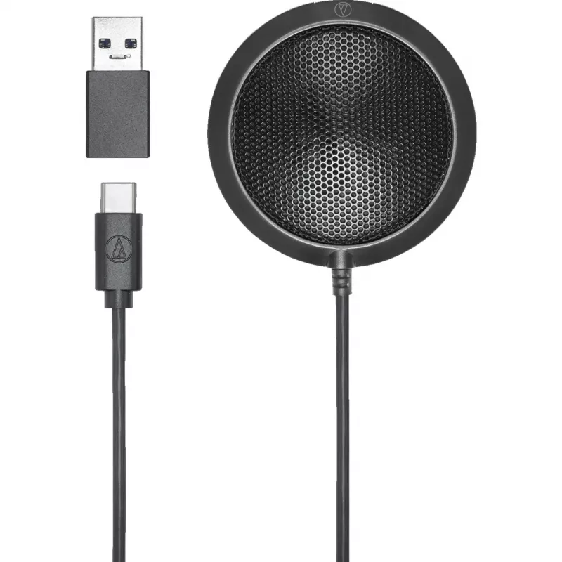 Audio-Technica ATR4697-USB kondensaattorirajamikrofoni musta USB-C USB-A