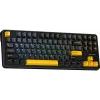 AULA Gasket F87 Thunder Black GrayWood RGB -näppäimistö