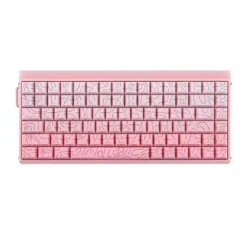 AULA HERO84 HE Pink Gradient Contour Dragon King RGB Gasket -mekaaninen näppäimistö