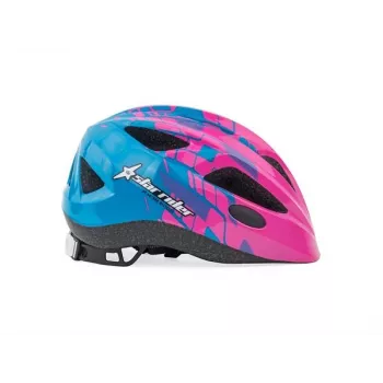 Author kypärä Star Rider Inmold 51-55 cm (pinkki-neon/sininen)