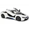 Auto R/C BMW i8 Rastar 1:14 valkoinen automaattiovet