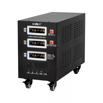 Automaattinen kolmivaiheinen jännitteenstabilisaattori KEMOT PROavr-10k 10 kVA