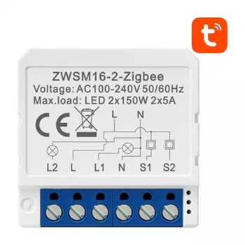 AVATTO ZWSM16-W2 ZigBee älykytkinmoduuli, Tuya