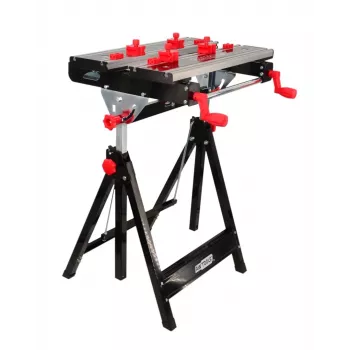 AWTOOLS korkeussäädettävä työpöytä 77-107 cm 120x60 cm 150 kg
