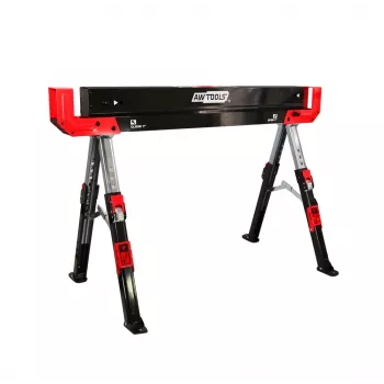 AWTOOLS korkeussäädettävä sahapukki 62-82 cm