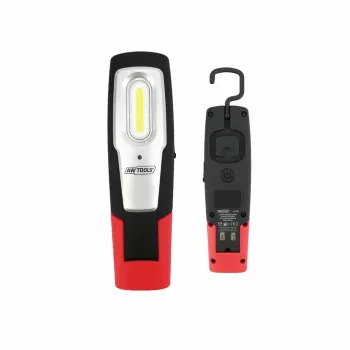 AWTOOLS AW17601 COB LED -otsalamppu - 120 lumenia, 3 tilaa, IPX4-roiskevesisuojaus, säädettävä päänauha, paristokäyttöinen