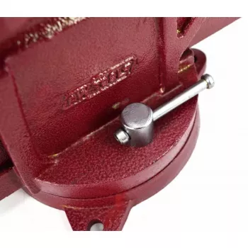 AWTOOLS AW24226 125 mm kääntöruuvipenkki alasinella ja vaihdettavilla karkaistuilla leuoilla