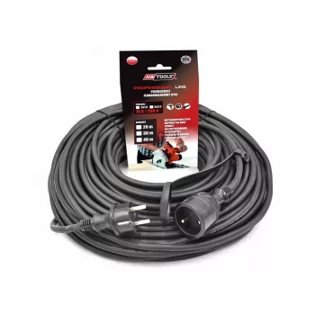 AWTOOLS AW70238 25 m kaapelikela 4 Schuko-pistorasialla, lämpösuoja, IP20