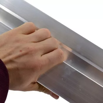AWTOOLS AWBL25165 betonihierrin 250 x 165 mm alumiiniterä pehmeällä kahvalla