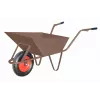 AWTOOLS rakennuskottikärry 85L 1,5mm ruskea pyöränsuojuksella