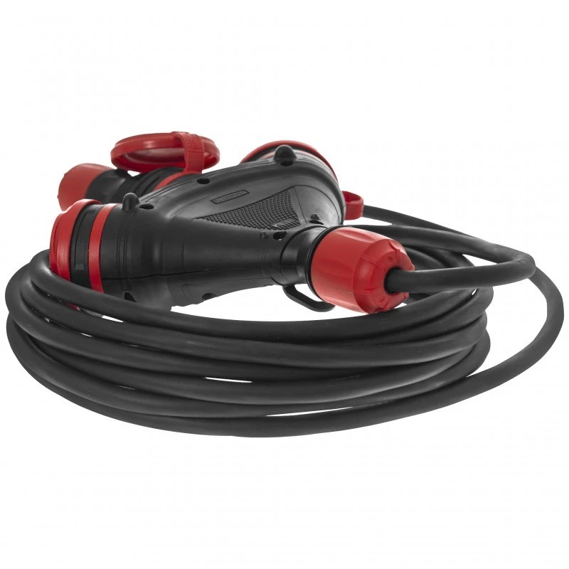 AWTOOLS EXTREME jatkojohto 10m 3x1,5mm² 3 pistorasiaa IP54 16A/4000W