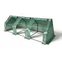 AWTOOLS mini-kalvotunneli-kasvihuone 295x95x95cm sinkitty teräsrunko UV-kestävällä PE-peitteellä