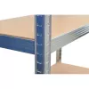 AWTOOLS hylly 5 tasoa 180x90x40 cm kantavuus 250 kg per taso 5,0 mm sinkitty teräs