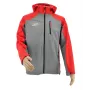 AWTOOLS softshell-takki collegepaita T4 punainen-harmaa koko S