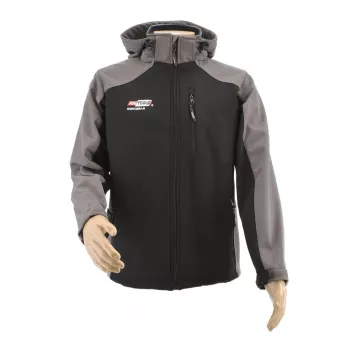 AWTOOLS softshell-takki T4 harmaa-musta XL