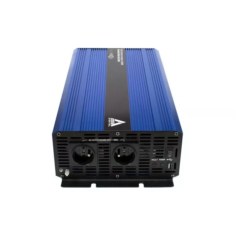 AZO Digital 24V DC - 230V AC puhdas siniaalto -invertteri 6000W IPS-6000S
