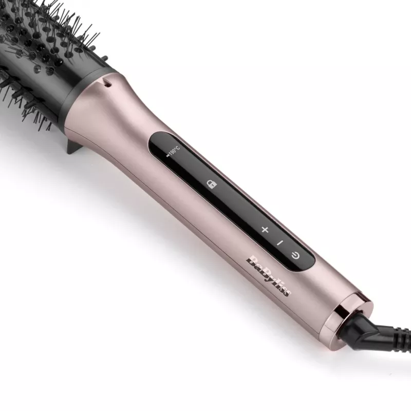 BaByliss HSB200E Volume Boost lämmitettävä suoristusharja – lämmin roosa