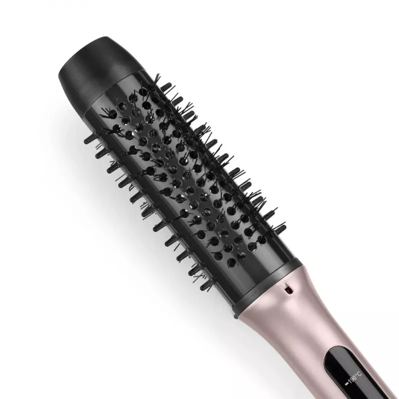 BaByliss HSB200E Volume Boost lämmitettävä suoristusharja – lämmin roosa