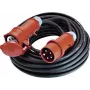 Bachmann 344.172 jatkojohto ulkokäyttöön 25m H07RN-F 3G1.5 IP44 Schuko musta