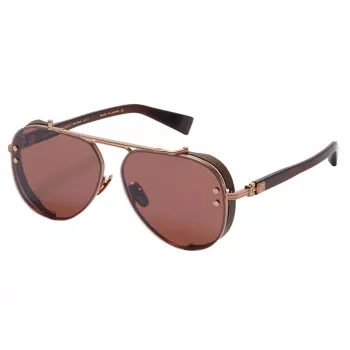 BALMAIN BPS-125E-62 miesten pilotti aurinkolasit gunmetal harmaa 62mm