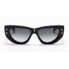 Balmain BPS-151A-55 naisten aurinkolasit musta asetaatti harmaa polykarbonaattilasi 55 mm