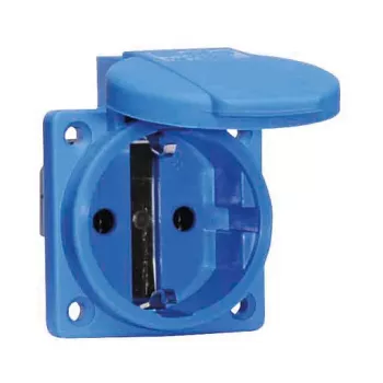 BALS 71094 Schuko pinta-asennettava pistorasia 16A 2P+E IP44 harmaa
