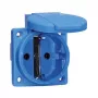 BALS 71094 Schuko pinta-asennettava pistorasia 16A 2P+E IP44 harmaa