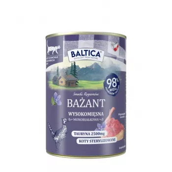BALTICA Regional Flavours Adult kissanruoka fasaani 400g