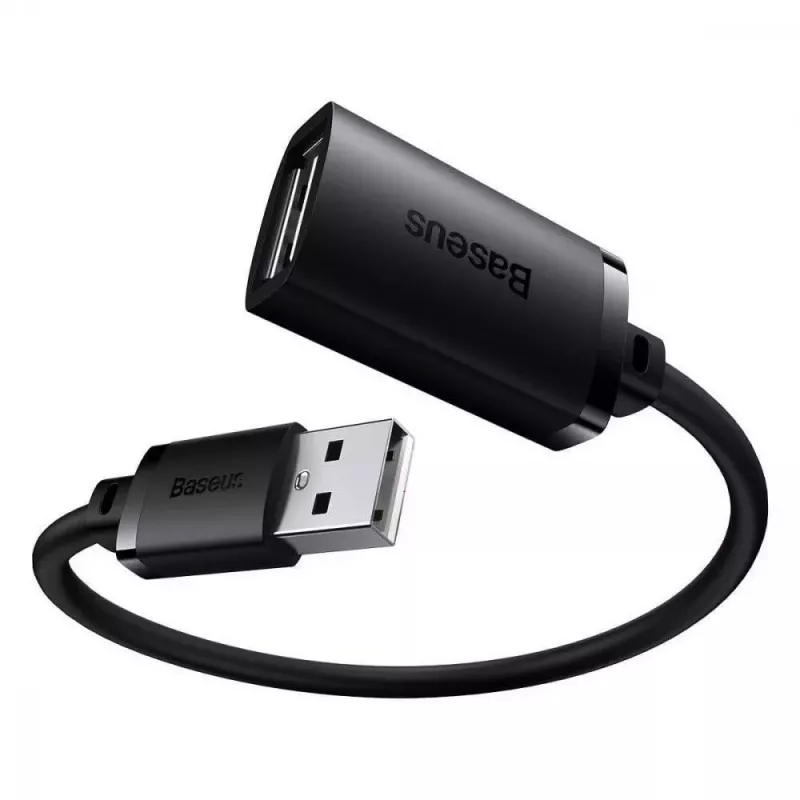 Baseus AirJoy Series USB 2.0 -jatkokaapeli 1,5 m musta