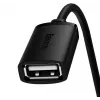 Baseus AirJoy Series USB 2.0 -jatkokaapeli 1,5 m musta